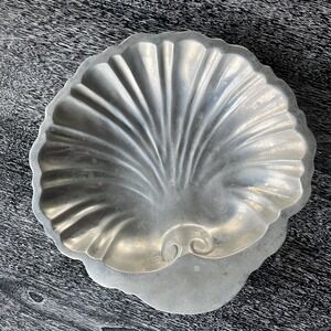 Vintage‎ Large 14" Seashell Serving Bowl